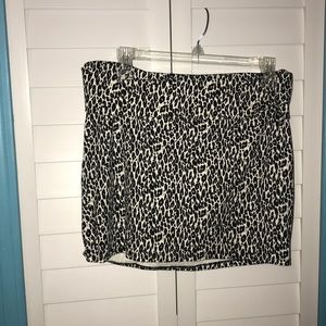 Cheetah print Pencil skirt